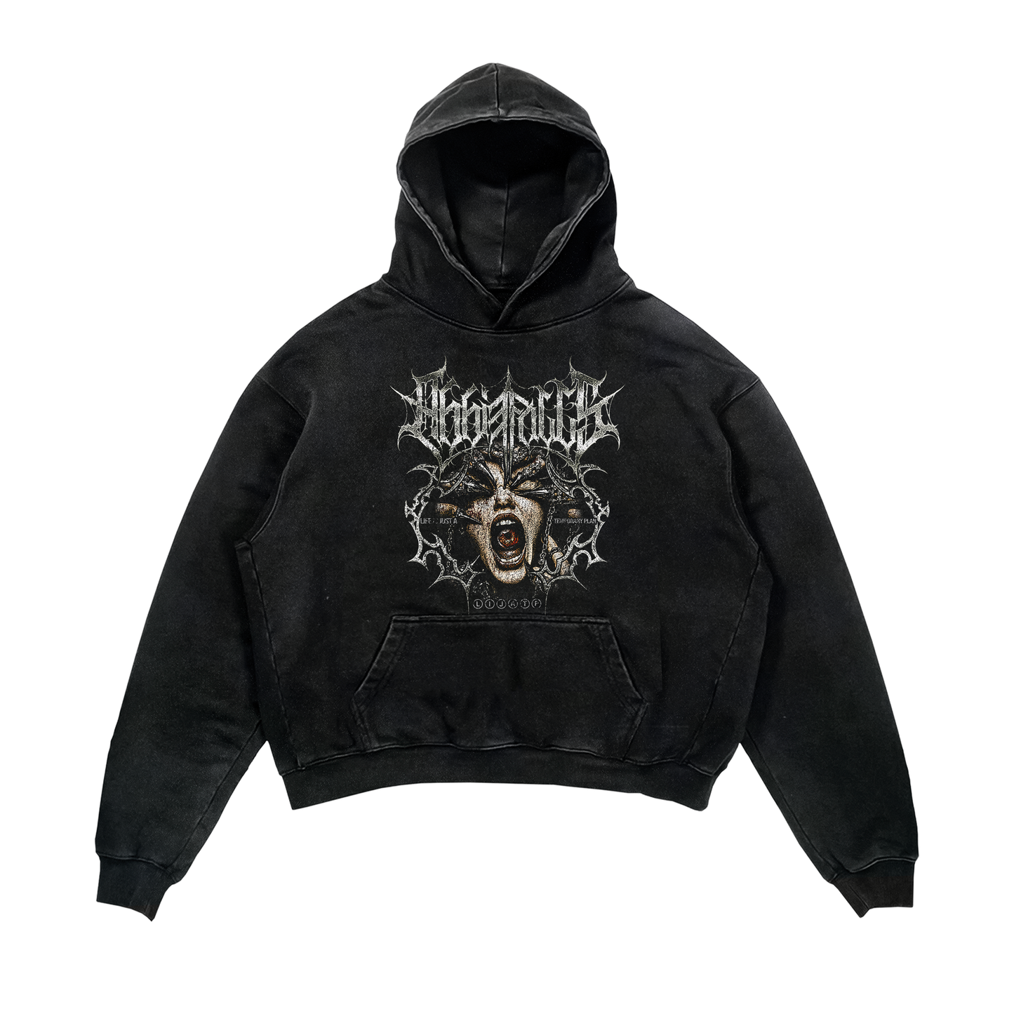 Black "LIJATP" Medusa Hoodie