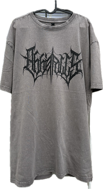 Oversize Acid Wash Logo T-shirt