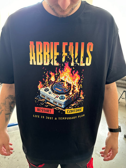 Oversize Black "LIJATP" T-Shirt