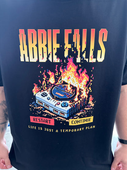 Oversize Black "LIJATP" T-Shirt