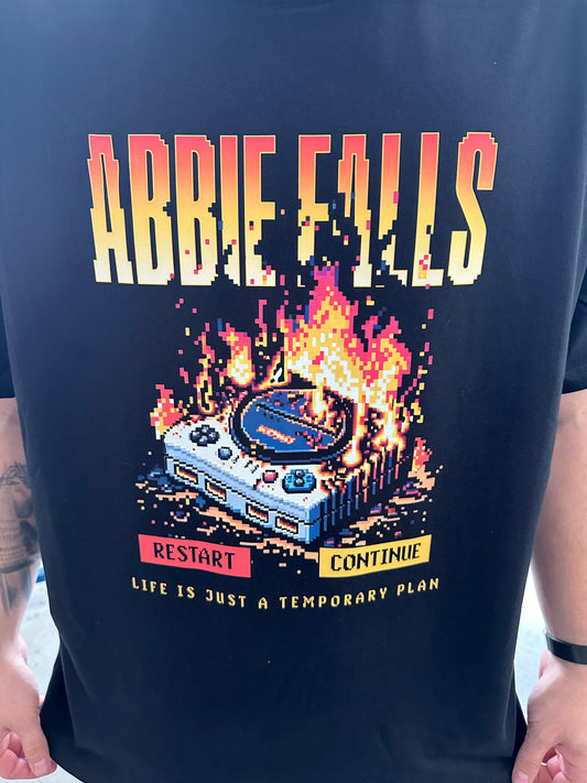 Oversize Black "LIJATP" T-Shirt